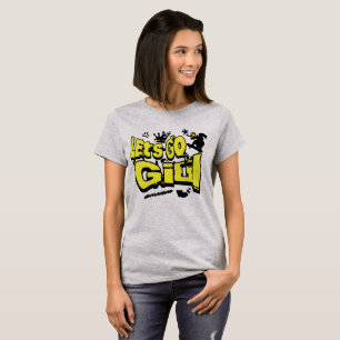 Camiseta Vamos Chica – Tipografía Grunge Negrita