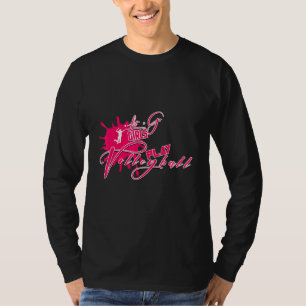 Camiseta Vamos Chicas a jugar al voleibol Diseño Voleibol P