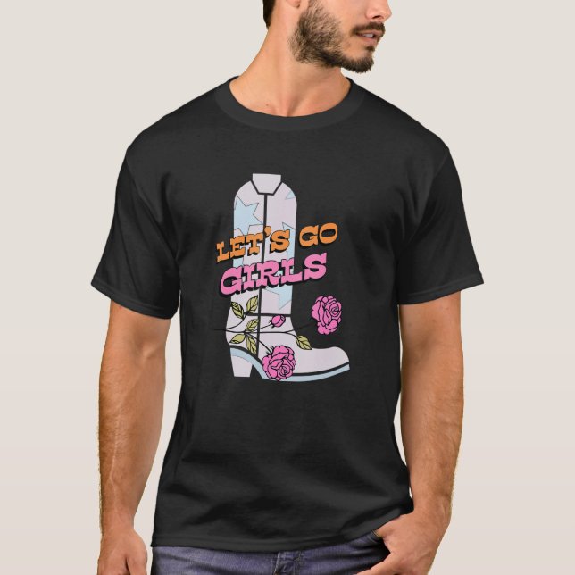 Camiseta Vamos Chicas del País Occidental Chicas Vaqueras d (Anverso)