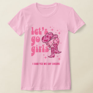 Camiseta Vamos Chicas Disco Cowgirl Bachelorette Party