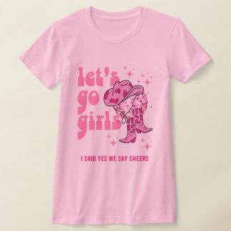 Camiseta Vamos Chicas Disco Cowgirl Bachelorette Party