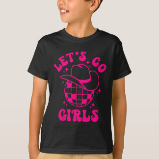 Camiseta Vamos Chicas Equipo Novia Sombrero Vaquero Disco D