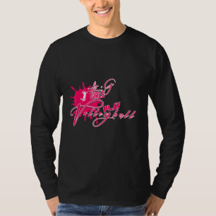 Camiseta Vamos Chicas Jugar Diseño De Voleibol Playa Voleib