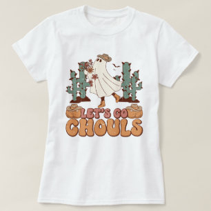Camiseta Vamos Chouls Western Boo Ghost Dancer Halloween