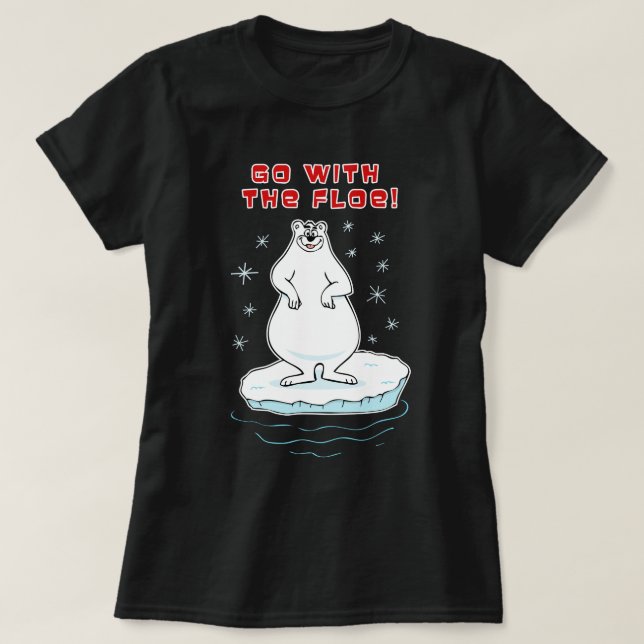 Camiseta ¡Vamos con la banquisa! (Diseño del anverso)