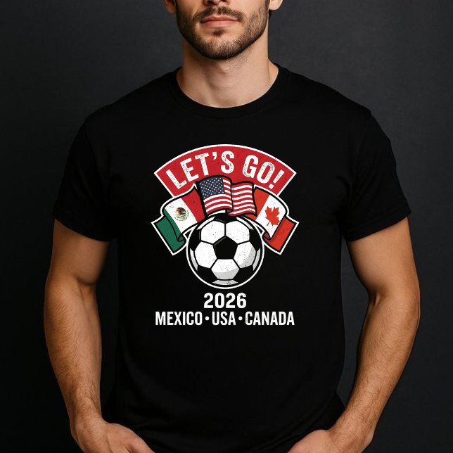 Camiseta Vamos - Copa de Fútbol de EE. UU. Canadá México (Subido por el creador)