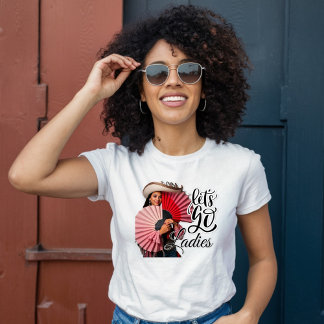 Camiseta Vamos damas - Vaquera con fans