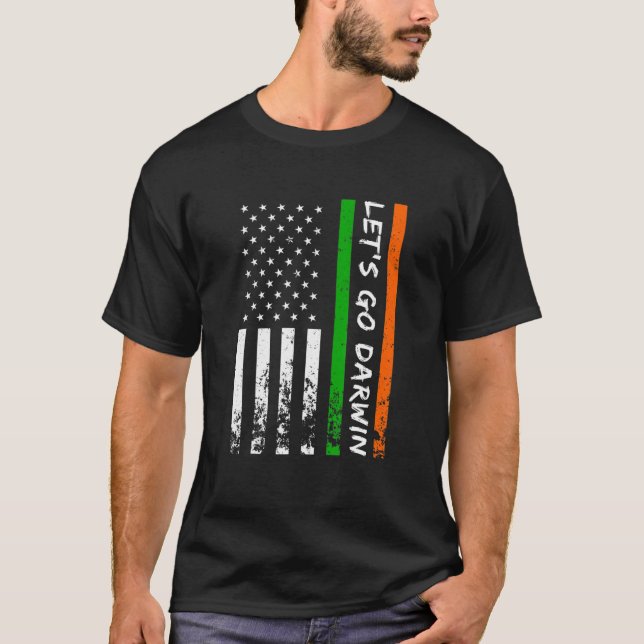 Camiseta Vamos Darwin Bandera Americana St Patricks Day Let (Anverso)