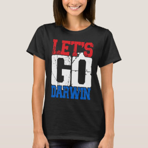 Camiseta Vamos Darwin Bandera de EE.UU. Vintage vamos Darwi