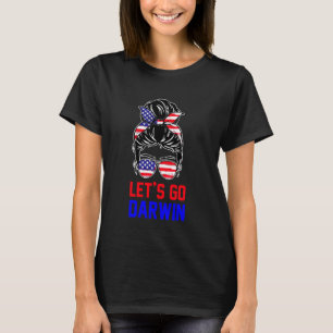 Camiseta Vamos Darwin Camisas Mujeres Chica Vayamos Bandera