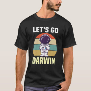 Camiseta Vamos Darwin Funny Sarcastic Vintage se opone a la