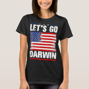 Camiseta Vamos Darwin, graciosas mujeres sarcásticas, vamos