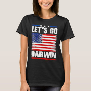 Camiseta Vamos Darwin, graciosas mujeres sarcásticas, vamos