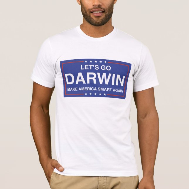 Camiseta Vamos Darwin - Hacer a Estados Unidos Inteligente  (Anverso)