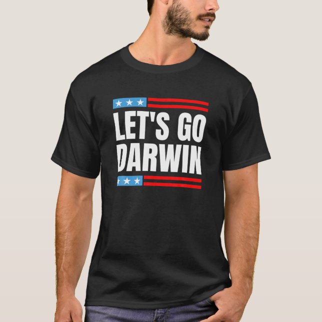 Camiseta Vamos Darwin Pro Vaccine Funny Sayin (Anverso)