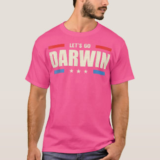 Camiseta Vamos Darwin Sarcástico diciendo la bandera de EE.