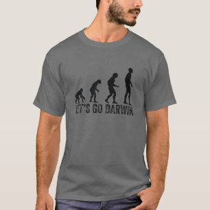 Camiseta Vamos Darwin Tee divertido y moderno Sarcástico va