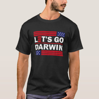 Camiseta Vamos Darwin Tee divertido y moderno Sarcástico va