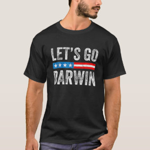 Camiseta Vamos Darwin Tee divertido y moderno Sarcástico va