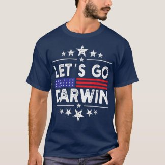 Camiseta Vamos Darwin Tee Vintage USA Flag Vamos Darwi