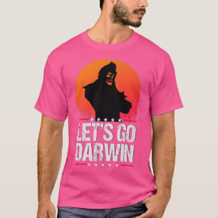Camiseta Vamos Darwin USA Flag Vintage Bigfoot Sasquatch