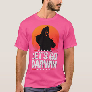 Camiseta Vamos Darwin USA Flag Vintage Bigfoot Sasquatch