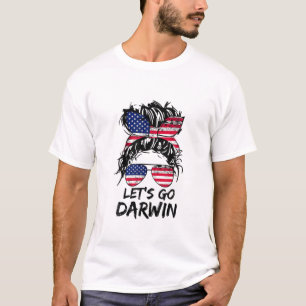 Camiseta Vamos Darwin, Vamos Darwin Messy Bun America