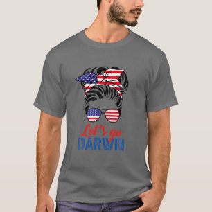 Camiseta Vamos Darwin, Vamos Darwin Messy Bun America