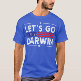 Camiseta Vamos Darwin Vintage Bandera de EEUU vamos a Darwi