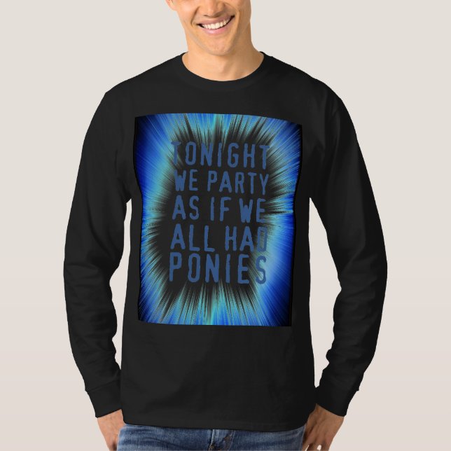 CAMISETA VAMOS DE FIESTA ESTA NOCHE (Anverso)