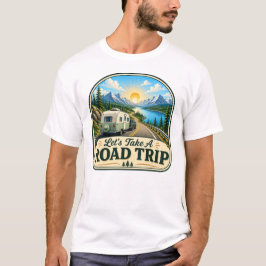Camiseta Vamos De Viaje En Auto Y Acampar