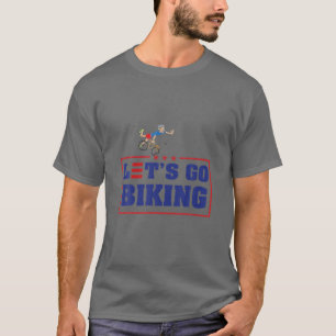 Camiseta Vamos en bicicleta, en bicicleta, en sarcástica fa