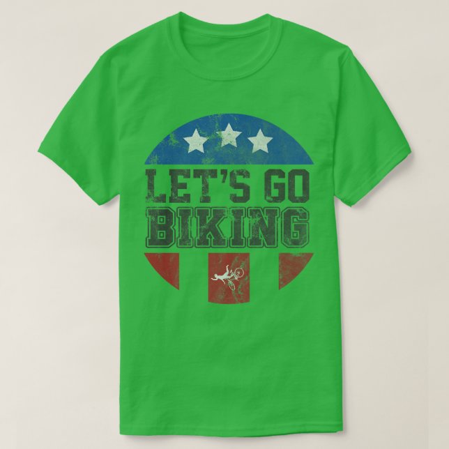 Camiseta Vamos en bicicleta - Sarcástico amante del ciclist (Diseño del anverso)
