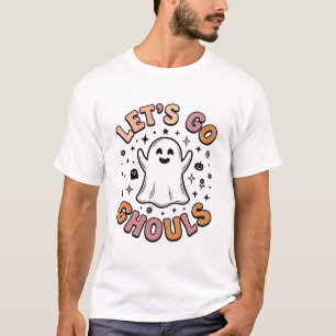 Camiseta Vamos Fantasmas Adorable Fantasma de Halloween 