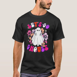 Camiseta Vamos Fantasmas Vestido de Novia Retro Halloween