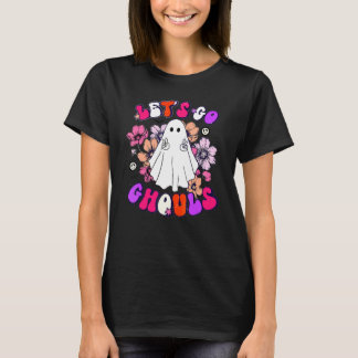 Camiseta Vamos Fantasmas Vestido de Novia Retro Halloween