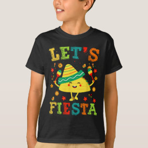 Camiseta Vamos Fiesta Taco Cinco De Mayo Chicos Hombres Niñ