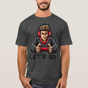 Camiseta Vamos Gamer Divertido amante de los videojuegos 