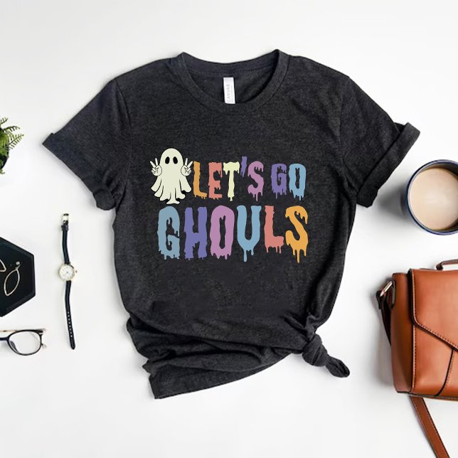 Camiseta Vamos Ghouls Cute Boo Funny Halloween (Lets Go Ghouls Cute Boo Funny Halloween T-Shirt)