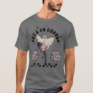 Camiseta Vamos Ghouls Dancing Ghost Disco Ball Halloween