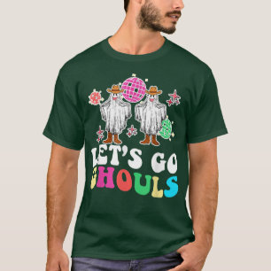 Camiseta Vamos Ghouls Disco Ball Ghost Spooky Halloween