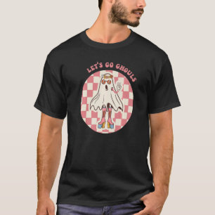 Camiseta Vamos Ghouls Disco Ball Ghost Spooky Halloween
