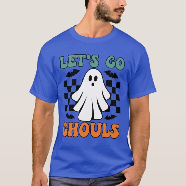 Camiseta Vamos Ghouls - Fantasma - Halloween divertida (Anverso)