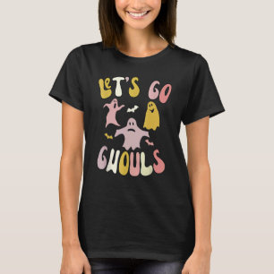 Camiseta Vamos Ghouls Groovy Halloween Ghost Essential