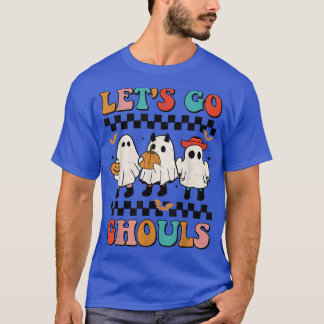 Camiseta Vamos Ghouls Groovy Retro Spooky Season Ghost H