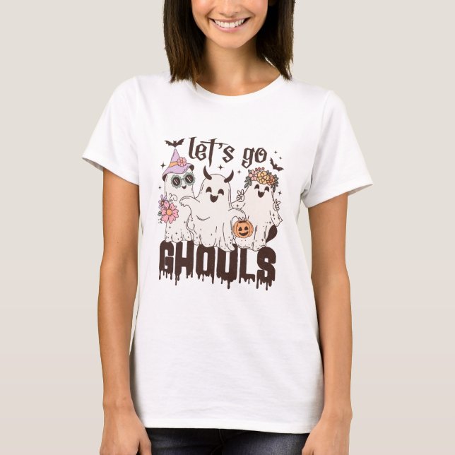 Camiseta Vamos Ghouls Halloween (Anverso)