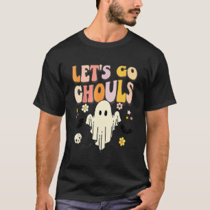 Camiseta Vamos Ghouls Halloween Ghost Groovy Retro 70s Hi