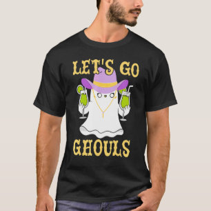 Camiseta Vamos Ghouls Halloween Mujeres Fantasma Fiesta