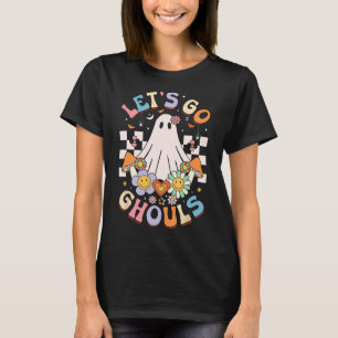 Camiseta Vamos Ghouls Halloween Traje de traje de fantasmas