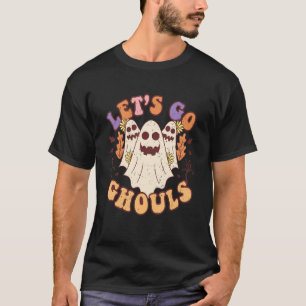 Camiseta Vamos Ghouls Halloween Traje de traje de fantasmas